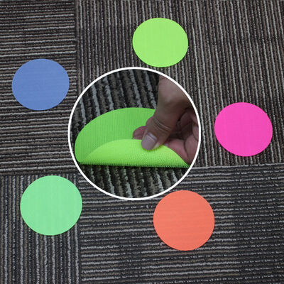 Colored nylon carpet, marker, Velcro, intelligence game, identification circle, educational marker, Velcro printed with LOOG