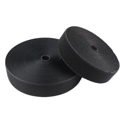 Nylon Velcro sewing hook and loop fasteners for clothes and shoes, male and female hook and loop fasteners, black and white colors