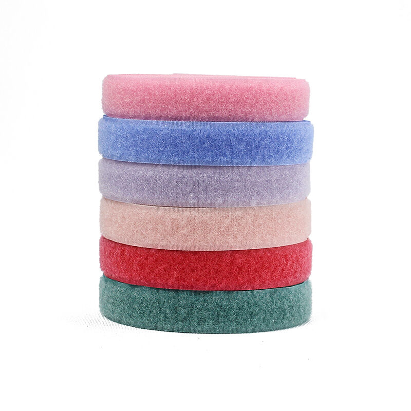 Customizable Colored Hook and Loop Strips: From Pastel Tones to Bold Hues, Ideal for Matching Brand Colors and DIY Projects